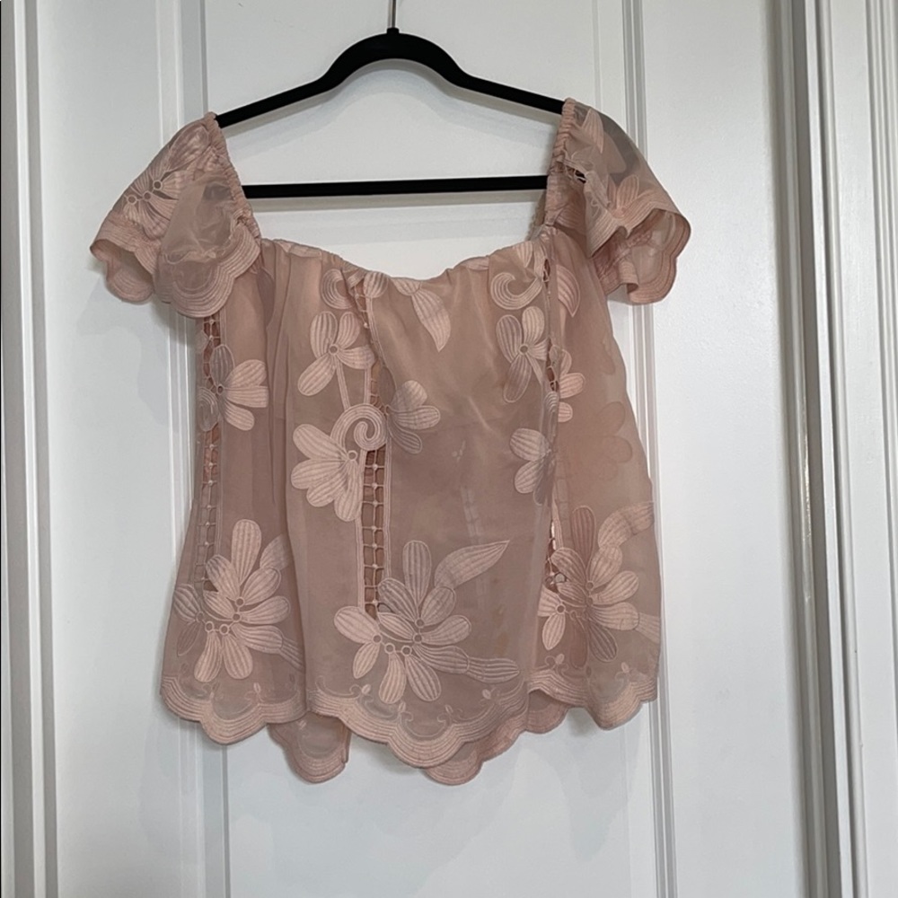 Lovers & Friends pretty blush top